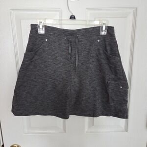 Kuhl Mova Skort Womens Small Charcoal Heather Grey Hiking Cargo Skirt Gorpecore